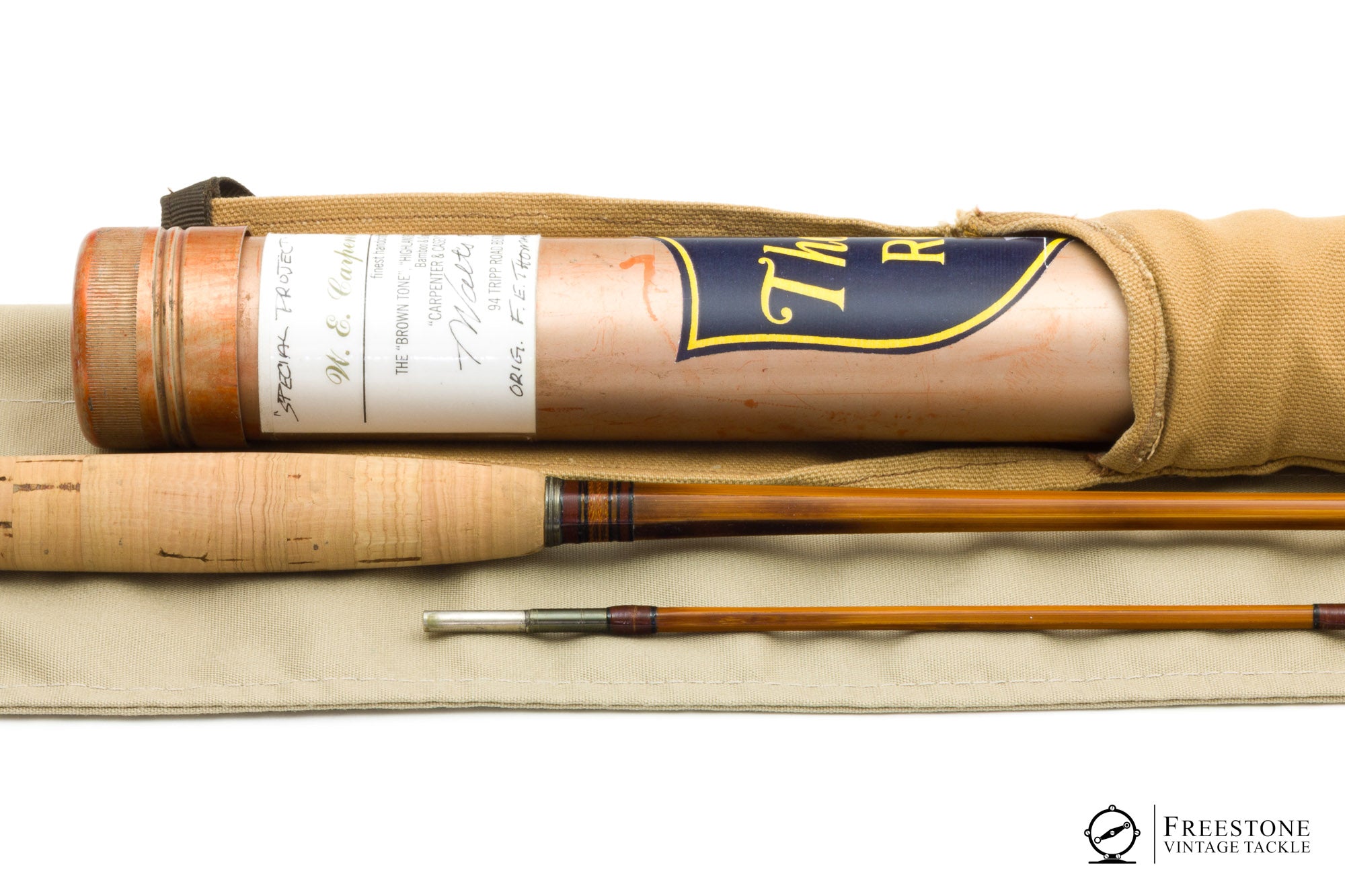 Carpenter, W.E. - 'Special Project' 6'6" 2/1, 4-5wt Bamboo Rod