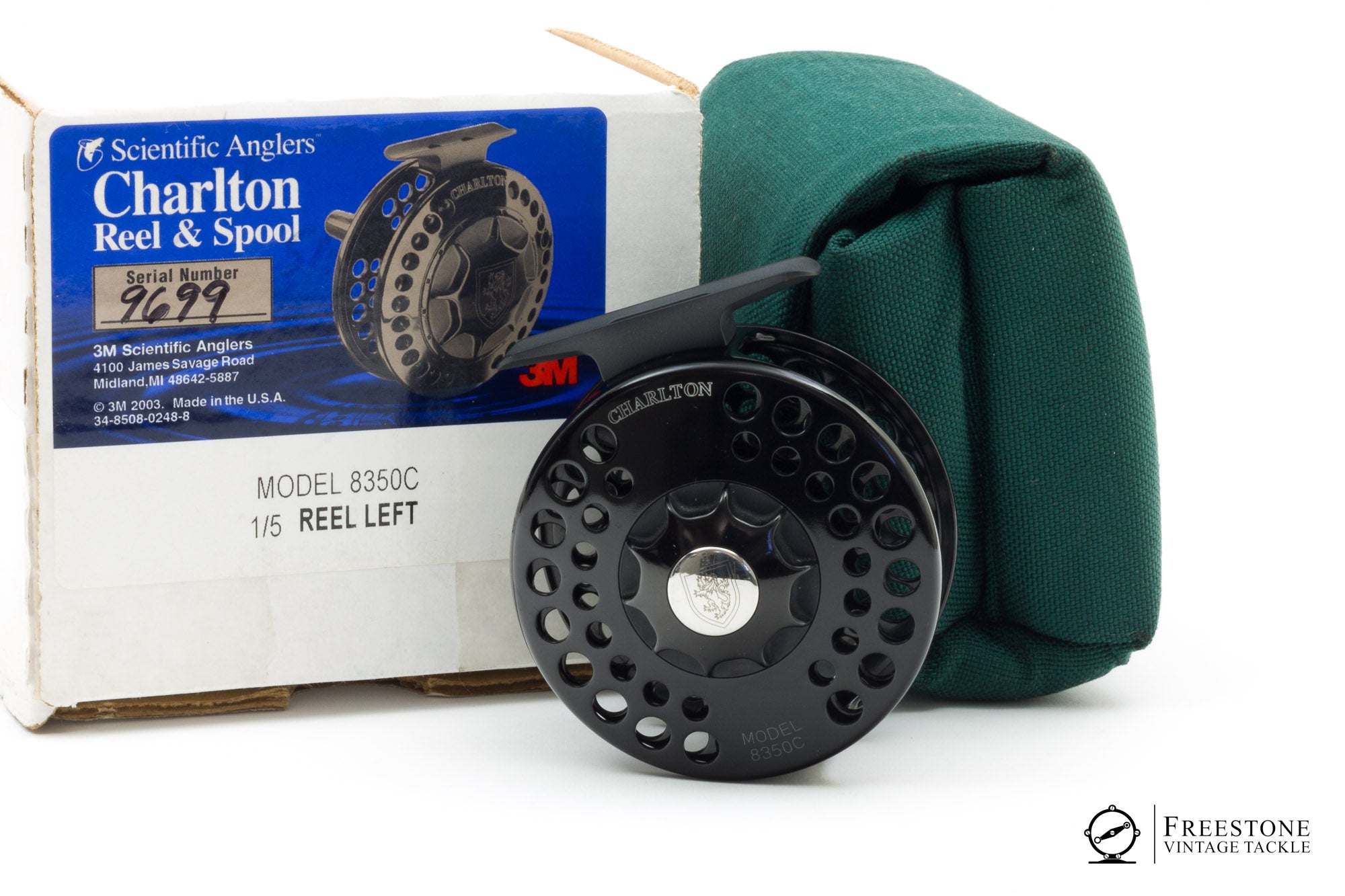 Charlton - 8350c Fly Reel - 1/5 Spool, LHW