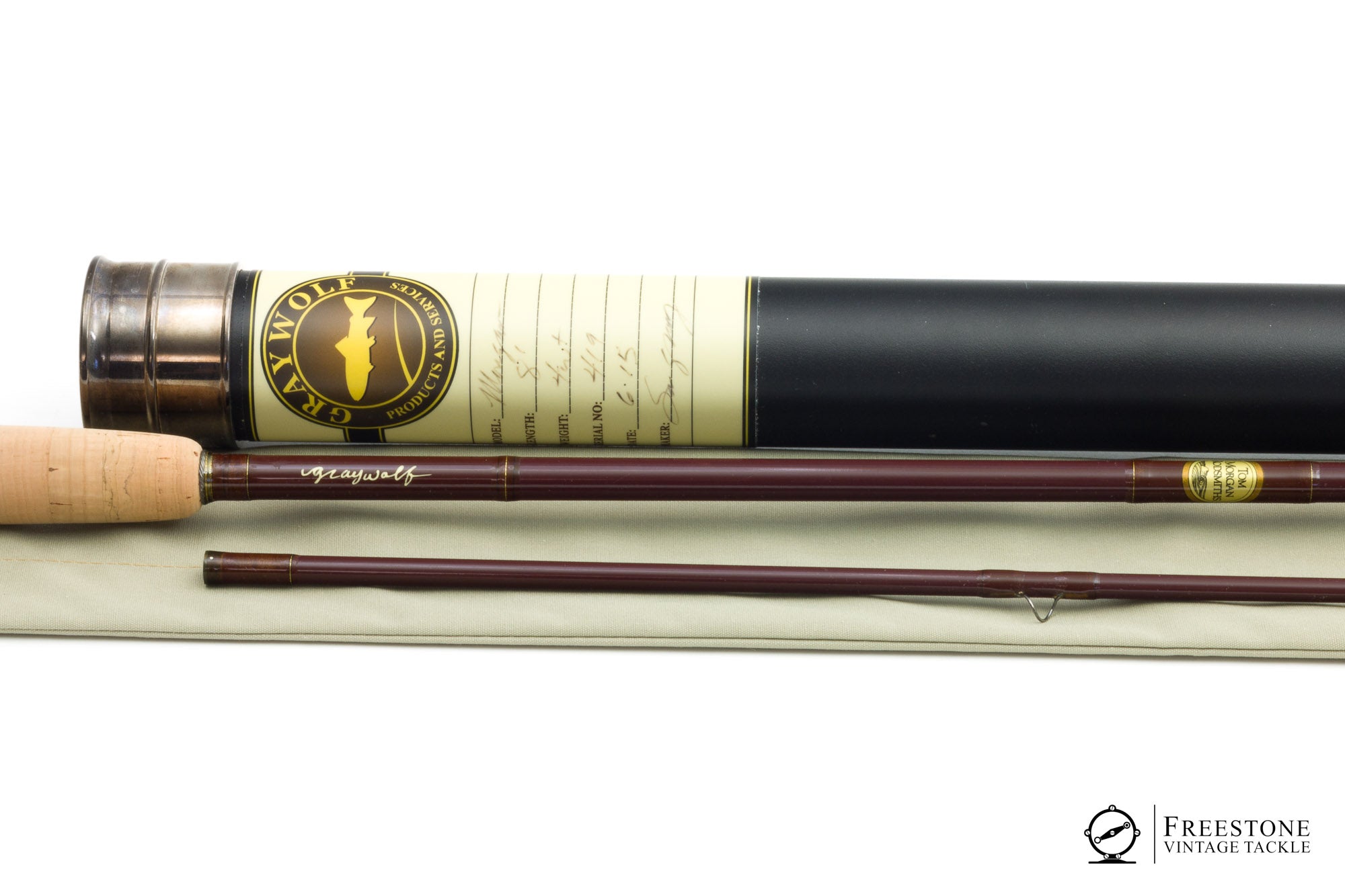 Graywolf / Tom Morgan Rodsmiths - 8' 4wt, 2-pc Fiberglass Fly Rod