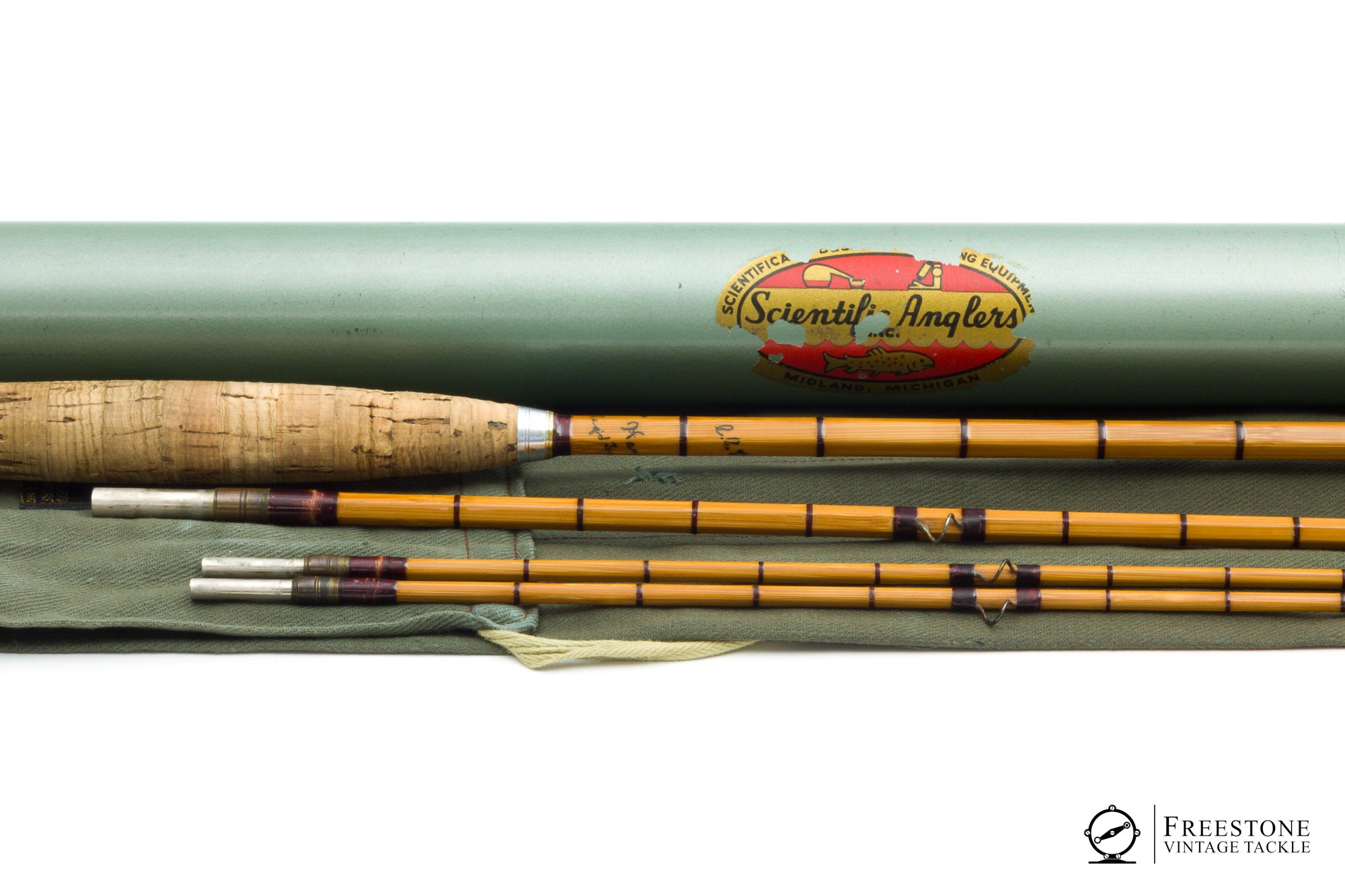 Hardy - C.C. de France, 8' 3/2 5wt Bamboo Rod