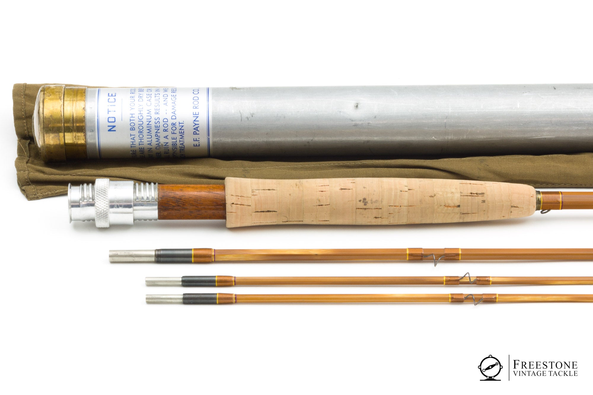 Payne - Model 198, 7'6" 3/2 5wt Bamboo Fly Rod