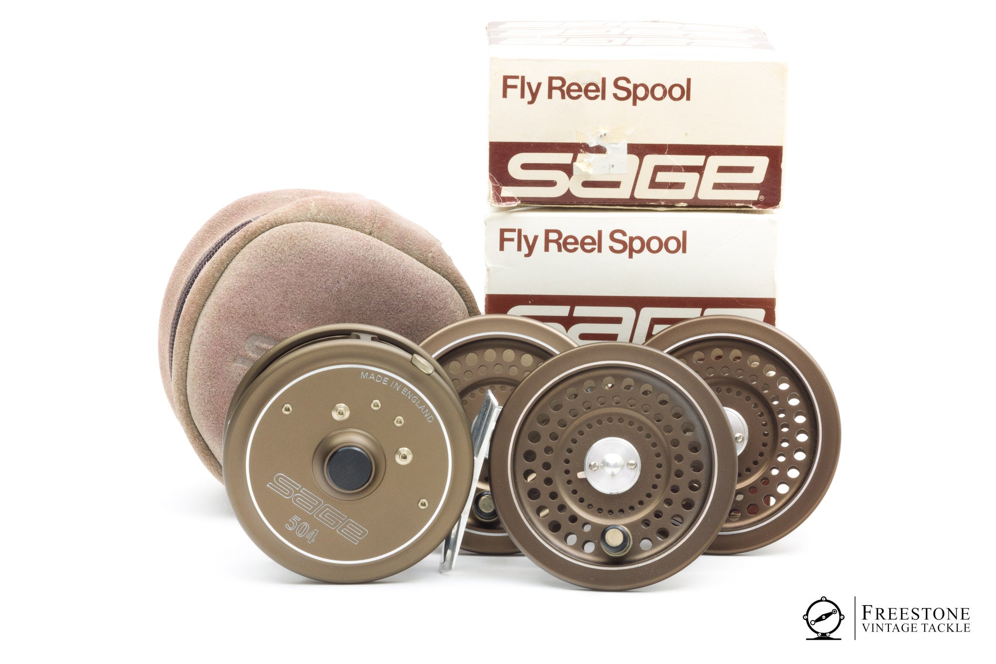 Hardy-Built Sage 509 Fly Fishing Reel. Made in England. W/ Case.