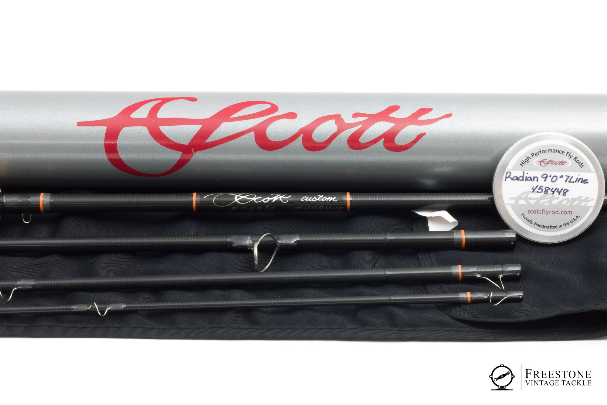 Scott - Custom Radian 907/4, 9' 4pc 7wt Graphite Rod