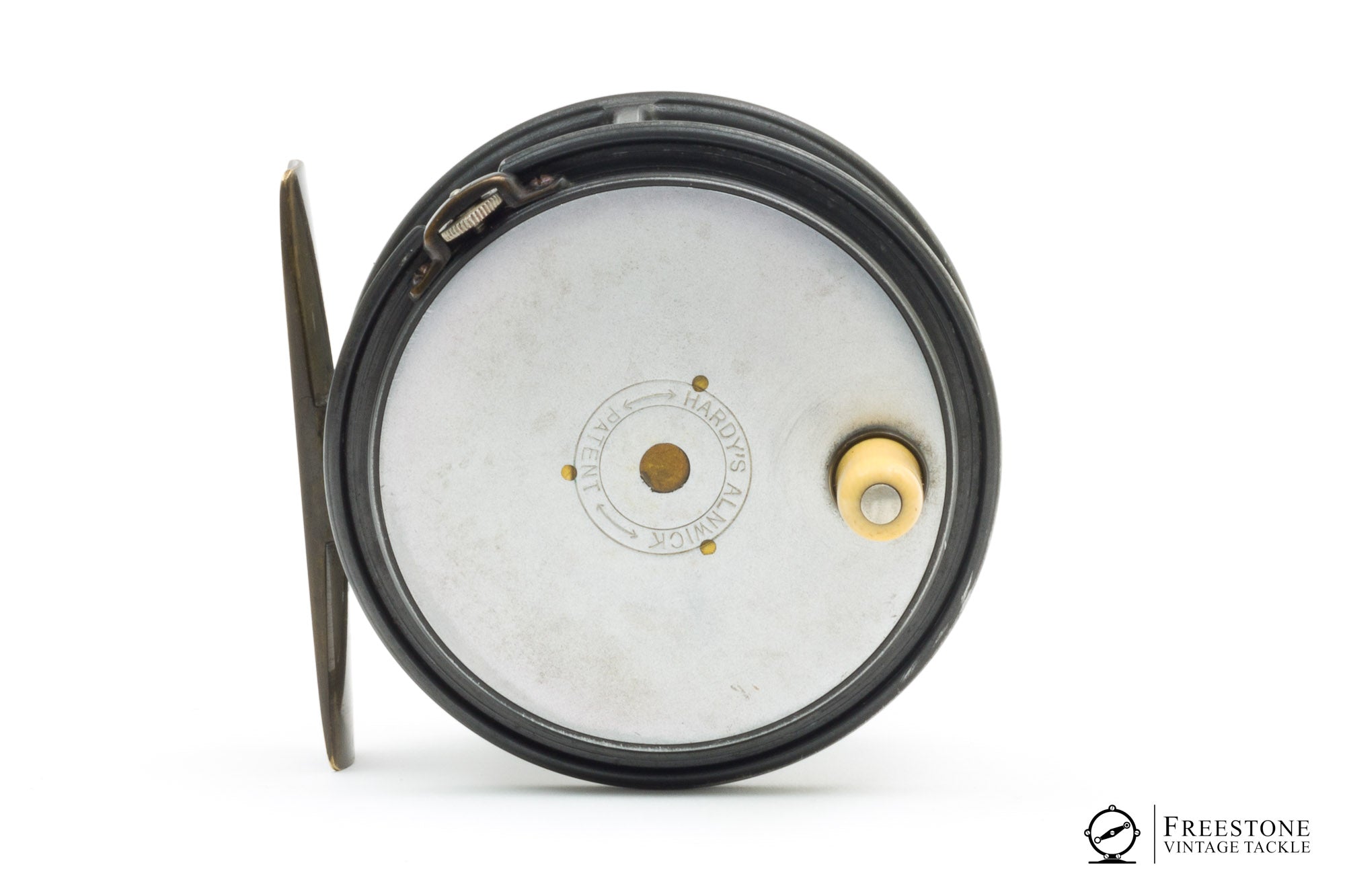 Hardy - Special Perfect 3 1/4 Fly Reel - 1906 check w/ Block Case -  Freestone Vintage Tackle