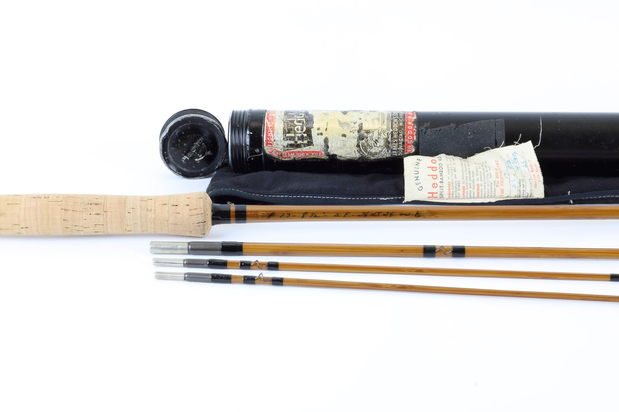 Heddon - Model #17 Black Beauty 8'6 3/2 Bamboo Fly Rod