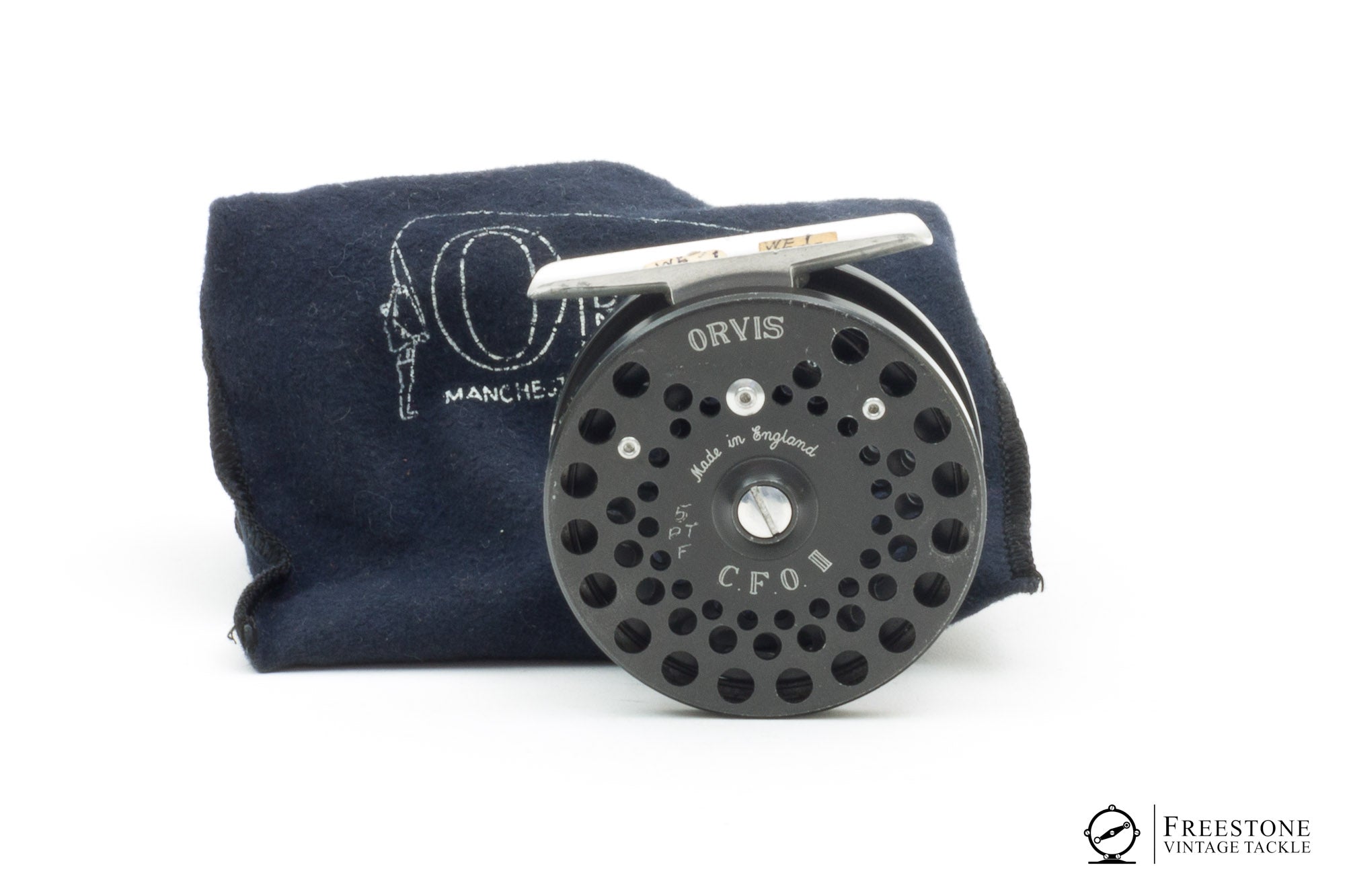 Rare Orvis Cfo 3 Disc Fly Reel C.F.O. With Case, Engine In Good Condition,  Limit