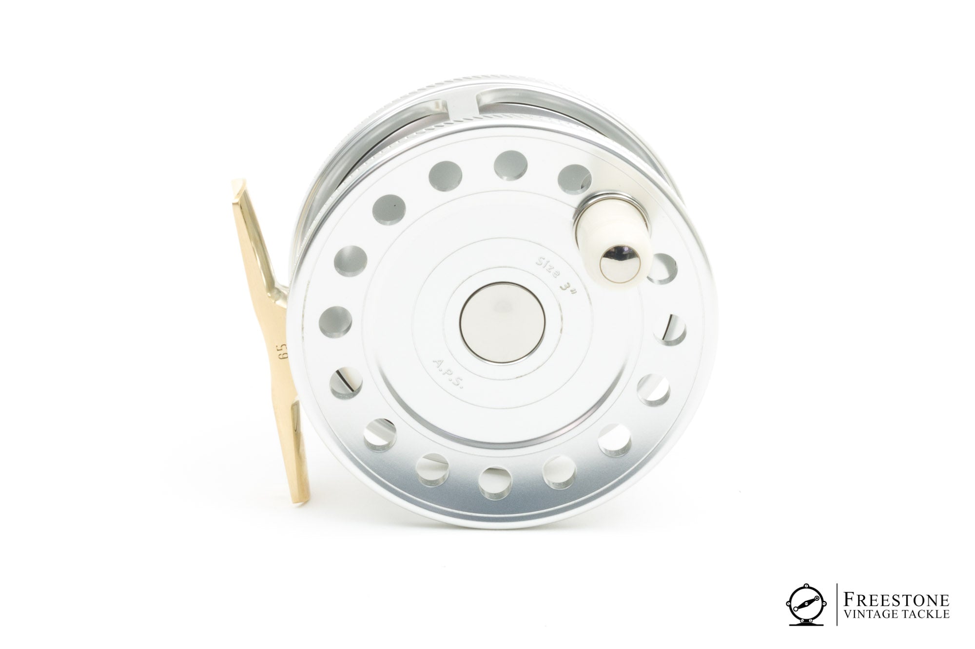 Cayadutta Super Large Arbor Fly Reel - Clear(Silver)