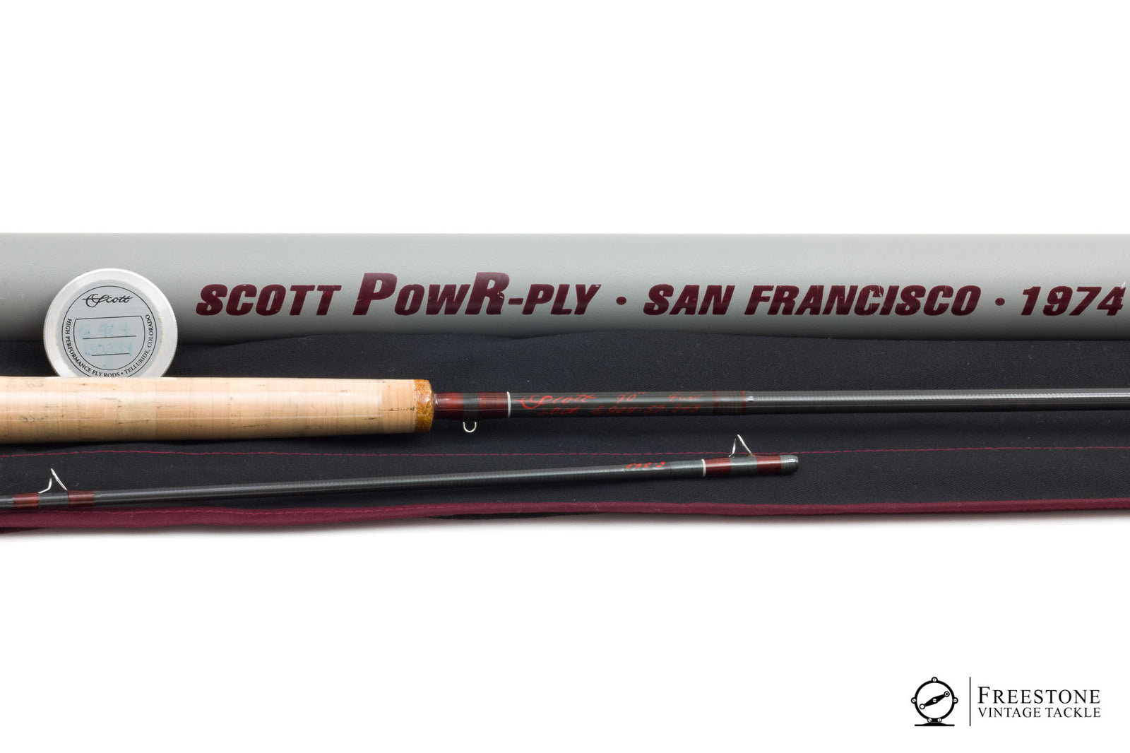 Scott Fly Rods - 20th Anniversary 7' 5pc 4wt Fiberglass Rod - Freestone  Vintage Tackle